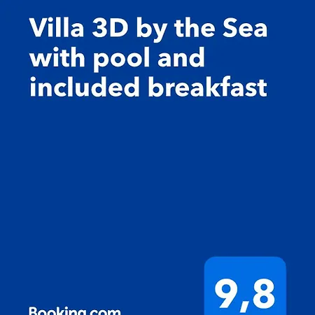 Elegant House 3d By The Sea With Pool And Included Breakfast *